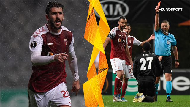 Highlights: Pivskarpe Braga smadrede Besiktas’ drømme om avancement efter tvivlsomt rødt kort Highlights: Pivskarpe Braga smadrede Besiktas’ drømme om avancement efter tvivlsomt rødt kort