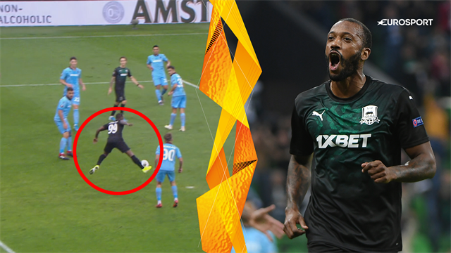 Hvor ser det let ud! ’Superegoisten’ Fernandes scorer henrivende hælmål med ryggen til mål Hvor ser det let ud! ’Superegoisten’ Fernandes scorer henrivende hælmål med ryggen til mål