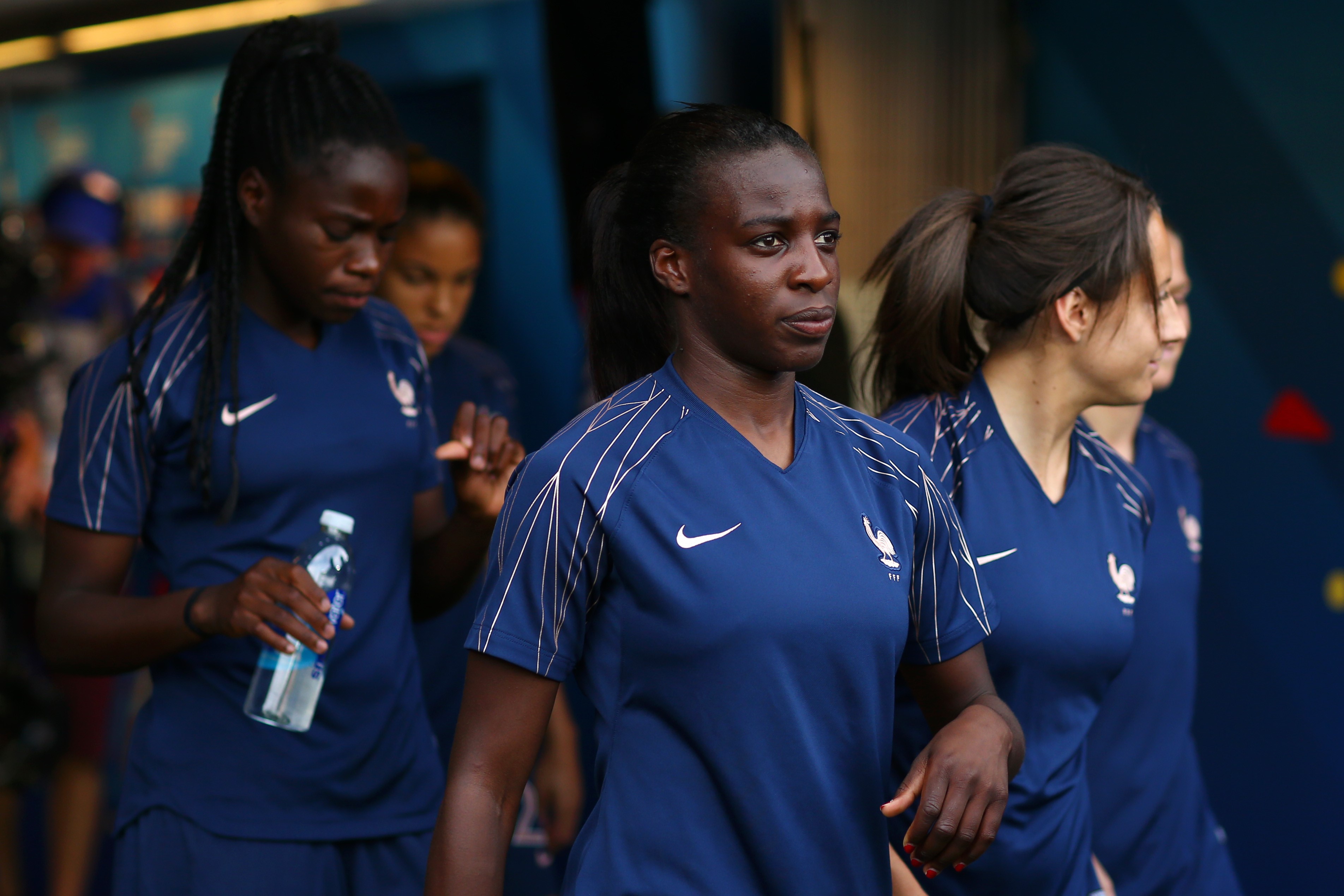 Viviane Asseyi lors de France - Etats-Unis ai Mondial 2019