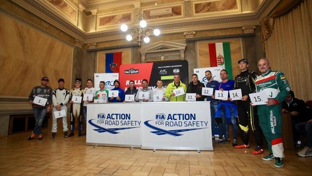 Ingram chooses second, Lukyanuk first on the road for ERC Rally Hungary