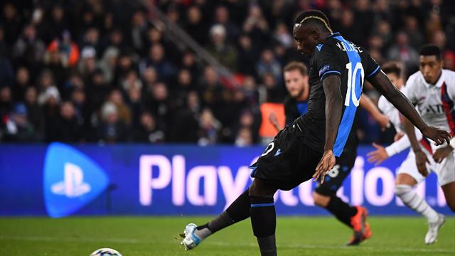 Diagne sanctionné par Bruges après son penalty manqué face au PSG
