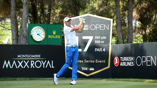 Grâce à neuf birdies, Benjamin Hébert conclut la journée à la 2e place