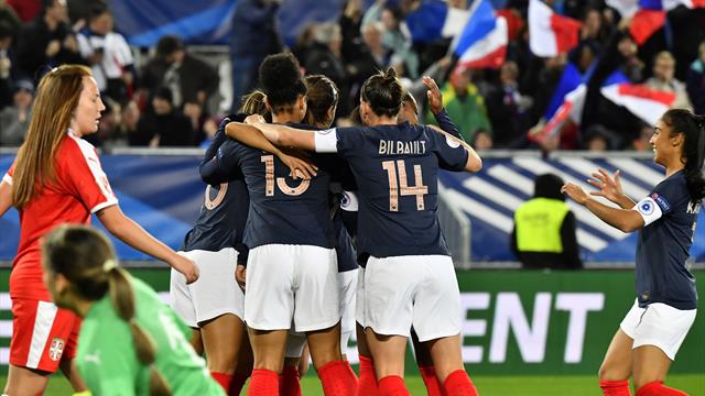 Les Bleues se déchaînent face à la Serbie