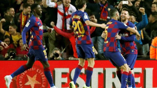 Messi y su 'guante' responden al Real Madrid