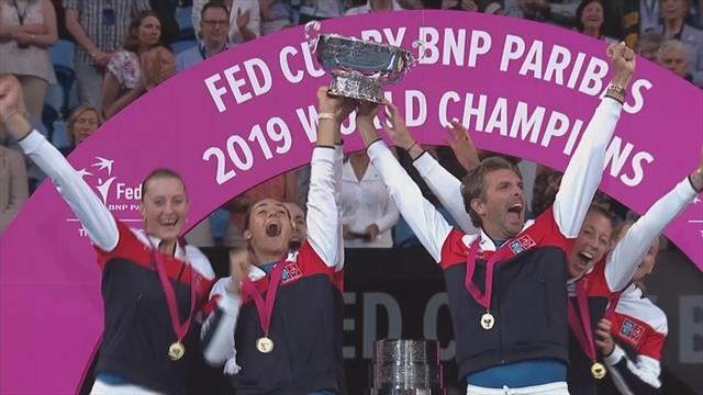 WATCH - France win Fed Cup for third time WATCH - France win Fed Cup for third time