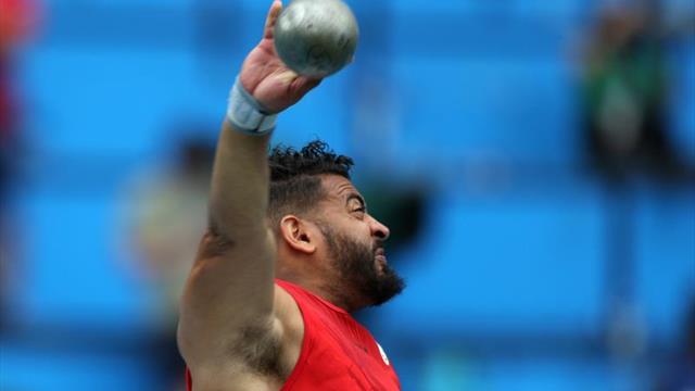 Kim López, subcampeón del mundo de lanzamiento de peso