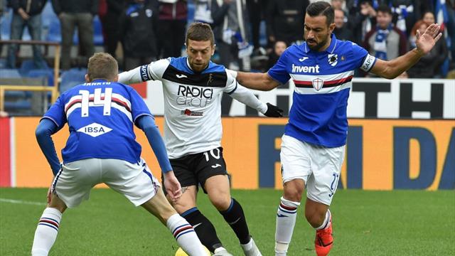 Le pagelle di Sampdoria-Atalanta 0-0: Quagliarella anonimo, Gomez non incide