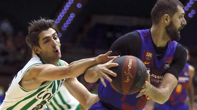 95-100. El Barcelona vence un colosal duelo de triples con el Coosur Betis
