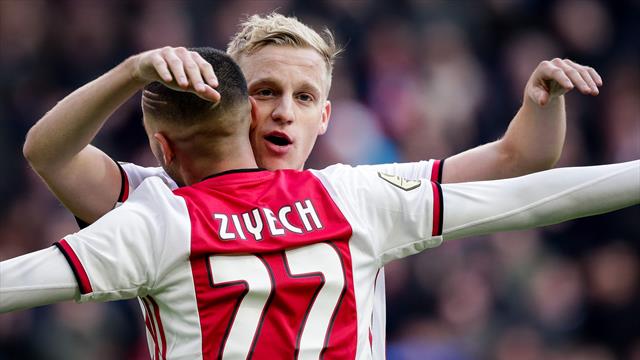 Altro 4-0 dell'Ajax: l'Utrecht va ko e il PSV scivola a -11 in classifica Altro 4-0 dell'Ajax: l'Utrecht va ko e il PSV scivola a -11 in classifica