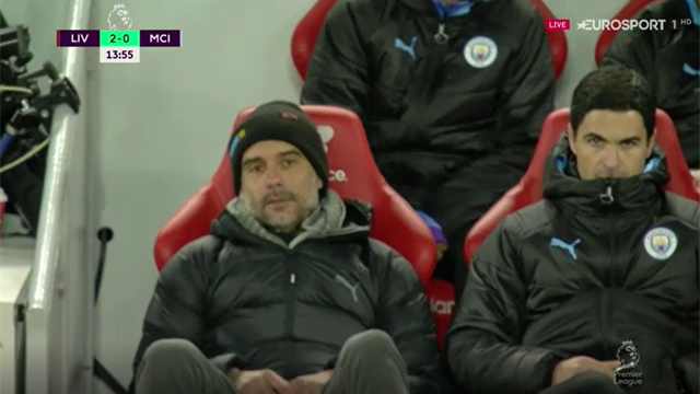 Liverpool - City | Reacția lui Pep Guardiola Liverpool - City | Reacția lui Pep Guardiola