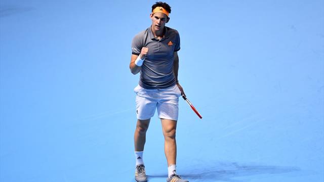 ATP Finals 2019, Federer-Thiem: Cómo tomarle la medida a un mito (5-7 y 5-7)