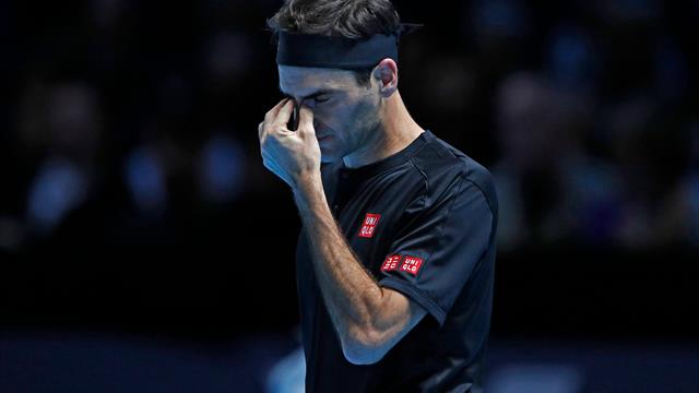Federer beaten by brilliant Thiem on first night of ATP Finals