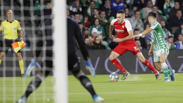 Ocampos, "contento" por saldar su "primer derbi" con "gol y victoria"