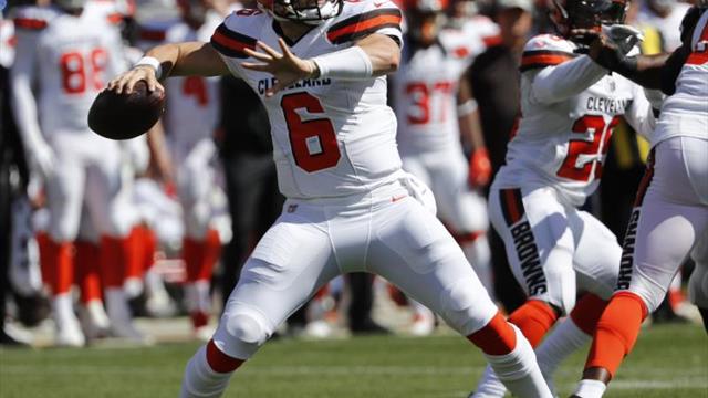 19-16. Mayfield detiene la racha perdedora de los Browns