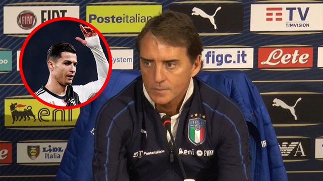 Mancini: "Ronaldo? Può capitare, ma tutti devono avere rispetto per allenatore e compagni" Mancini: "Ronaldo? Può capitare, ma tutti devono avere rispetto per allenatore e compagni"
