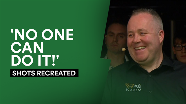 Shots Recreated: Can Jimmy and Reanne replicate a Higgins masterstroke? Shots Recreated: Can Jimmy and Reanne replicate a Higgins masterstroke?
