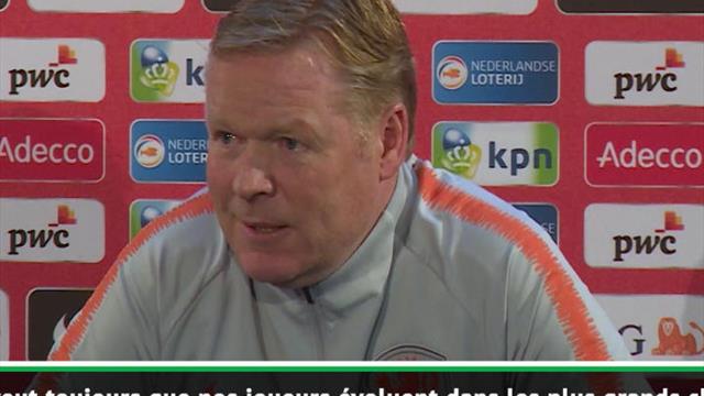 Koeman : "Depay devrait jouer dans un plus grand club" Koeman : "Depay devrait jouer dans un plus grand club"