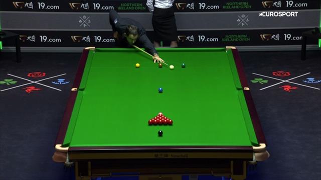 Watch O'Sullivan's bizarre break Watch O'Sullivan's bizarre break