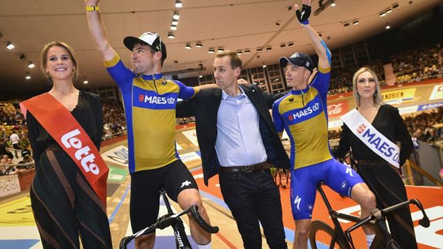 Mark Cavendish crashes on opening night at Ghent Six Day