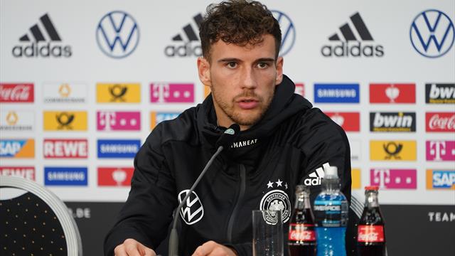 Goretzka lobt DFB-Teamspirit: "Kunterbunter Haufen mit richtig geilen Typen" Goretzka lobt DFB-Teamspirit: "Kunterbunter Haufen mit richtig geilen Typen"