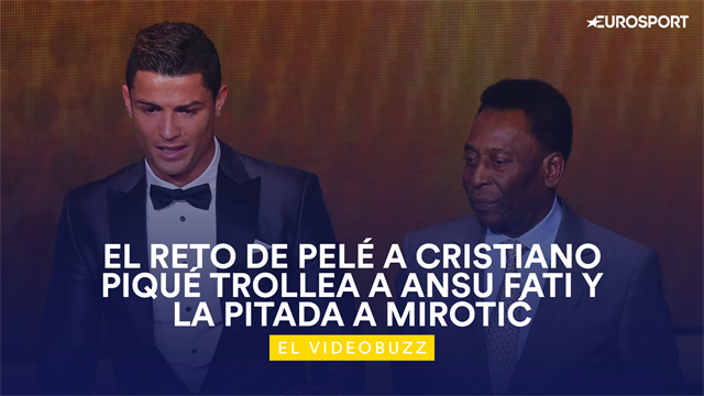 El videobuzz, lo más curioso del deporte: El reto de Pelé a Cristiano Ronaldo El videobuzz, lo más curioso del deporte: El reto de Pelé a Cristiano Ronaldo