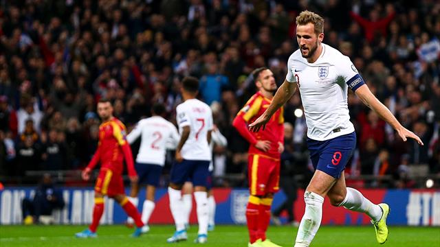 Kane hits another treble as England reach Euro 2020