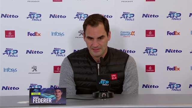 Federer: "È stato un bel giorno per il tennis: ho reagito bene sotto pressione" Federer: "È stato un bel giorno per il tennis: ho reagito bene sotto pressione"