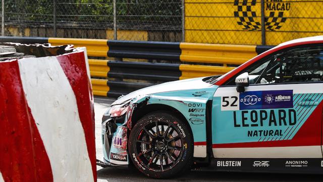 Shedden forfait à Macao : sa voiture de WTCR est trop endommagée