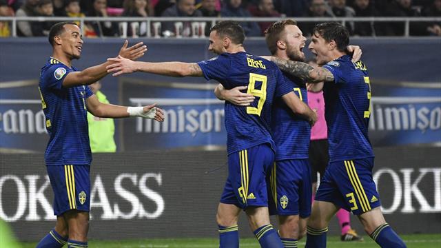 Anche Svezia e Finlandia volano a Euro 2020: la Spagna dilaga 7-0 con Malta