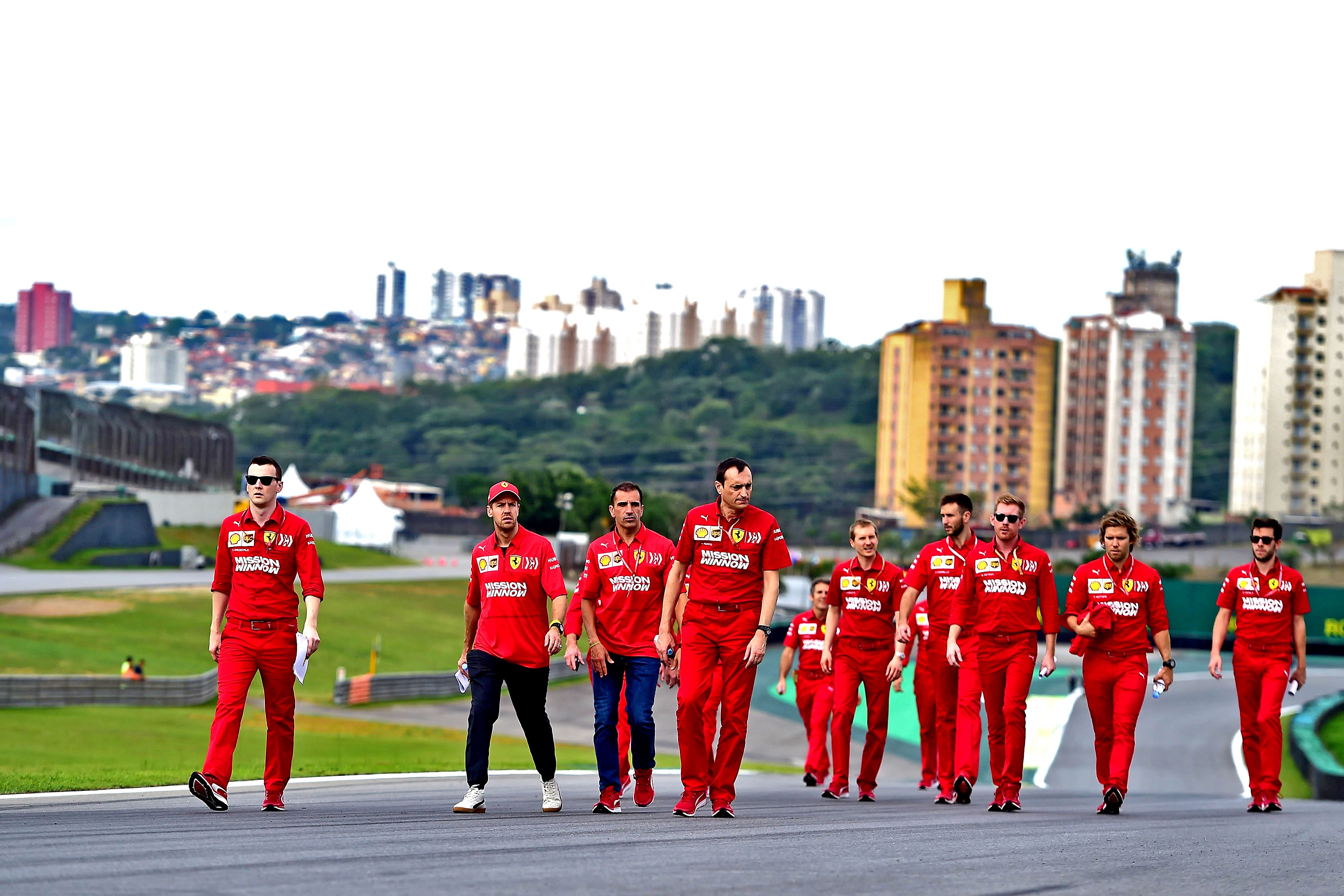 Sebastian Vettel (Ferrari) au Grand Prix du Brésil 2019