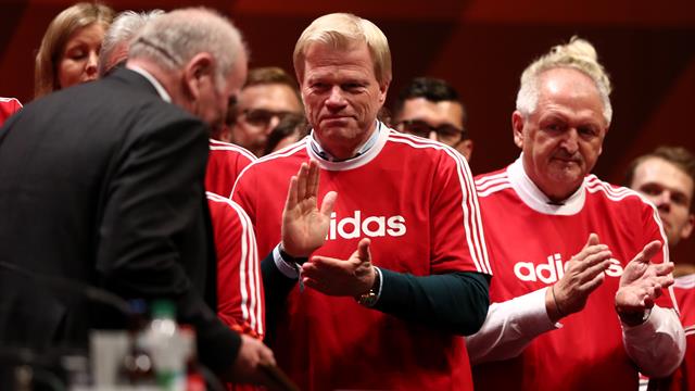 Hoeneß kitzelt Kahn mit witzigem Spruch Hoeneß kitzelt Kahn mit witzigem Spruch