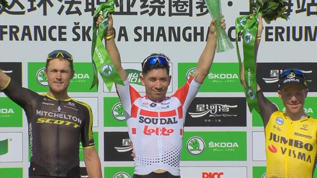 Ciclismo, Criterium de Shanghai: Caleb Ewan gana al sprint y Bernal se deja ver en la cabeza Ciclismo, Criterium de Shanghai: Caleb Ewan gana al sprint y Bernal se deja ver en la cabeza