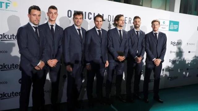 Los aspirantes a llevarse la nueva Copa Davis se reúnen en una cena en el Ayuntamiento de Madrid Los aspirantes a llevarse la nueva Copa Davis se reúnen en una cena en el Ayuntamiento de Madrid