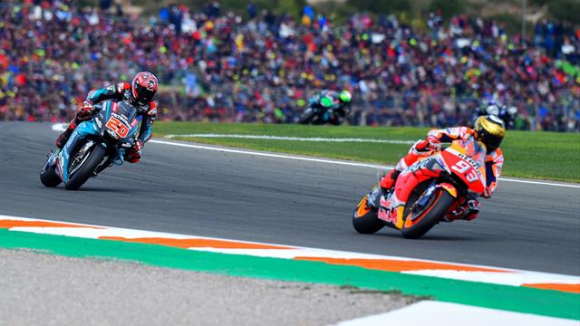 Marquez finit en beauté, Quartararo frustré