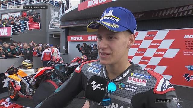 MotoGP | Quartararo: "Wie had zich dit kunnen voorstellen aan het begin van het seizoen" MotoGP | Quartararo: "Wie had zich dit kunnen voorstellen aan het begin van het seizoen"