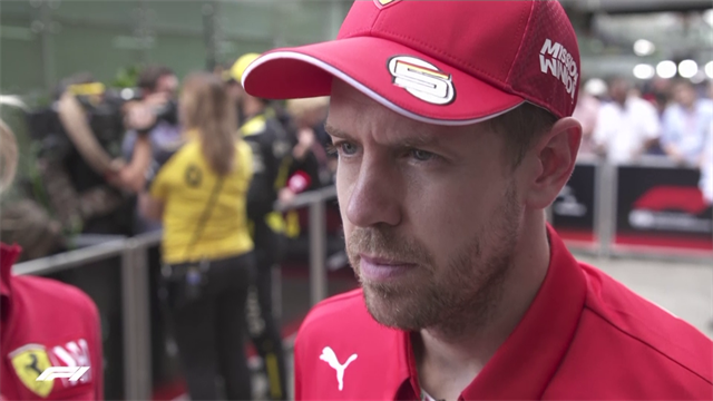 Vettel: "Se ho chiuso Leclerc? Io andavo dritto...” Vettel: "Se ho chiuso Leclerc? Io andavo dritto...”