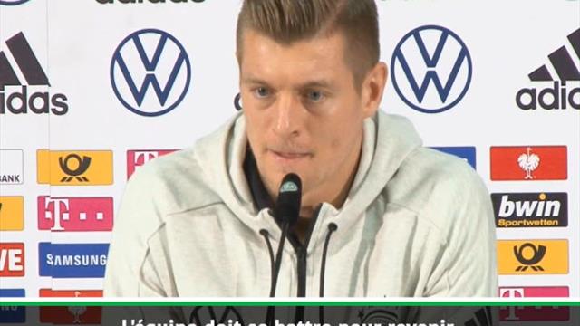 Kroos : "L'équipe doit se battre" Kroos : "L'équipe doit se battre"