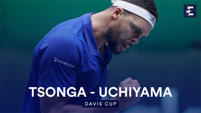 Highlights: Tsonga storms past Uchiyama to give France lead over Japan Highlights: Tsonga storms past Uchiyama to give France lead over Japan