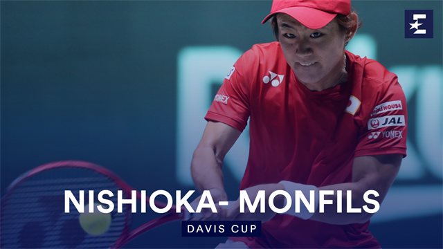 Highlights: Nishioka battles past France's Monfils for Japan Highlights: Nishioka battles past France's Monfils for Japan