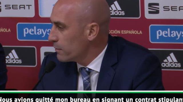 FOOTBALL : International : Espagne - Luis Rubiales : "La porte a toujours été ouverte pour un retour FOOTBALL : International : Espagne - Luis Rubiales : "La porte a toujours été ouverte pour un retour