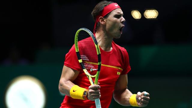 Nadal rugit et l'Espagne égalise face à la Russie