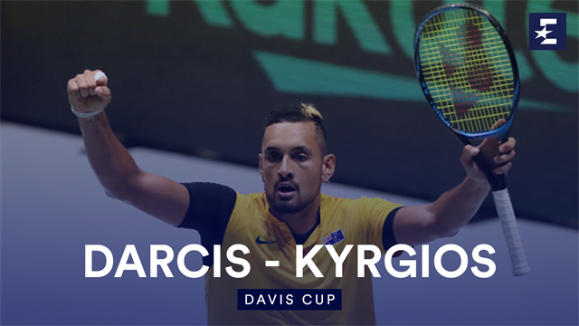 Highlights: Kyrgios battles past Darcis Highlights: Kyrgios battles past Darcis