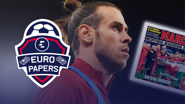 Euro Papers: Jose offers Bale a Spurs 'escape route' as flag fury grows Euro Papers: Jose offers Bale a Spurs 'escape route' as flag fury grows