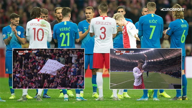 En legende takker af: Se de rørende billeder af Łukasz Piszczeks sidste minutter på Polens landshold En legende takker af: Se de rørende billeder af Łukasz Piszczeks sidste minutter på Polens landshold