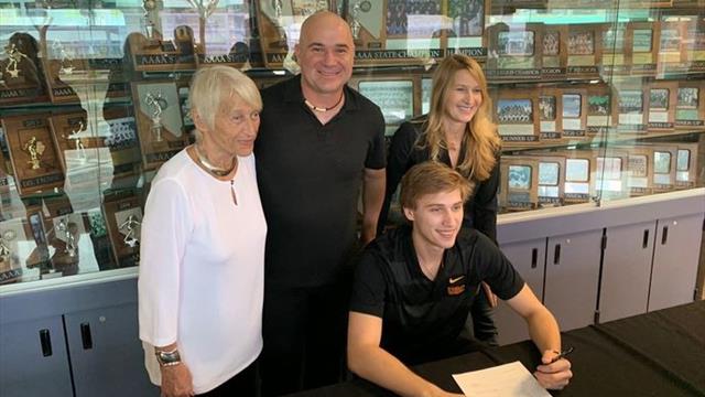Steffi Grafs Sohn macht großen Schritt zum Profi-Sportler