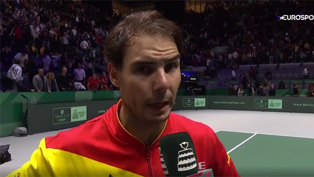 'I played great' - Nadal 'super happy' with semi-final win over Evans 'I played great' - Nadal 'super happy' with semi-final win over Evans