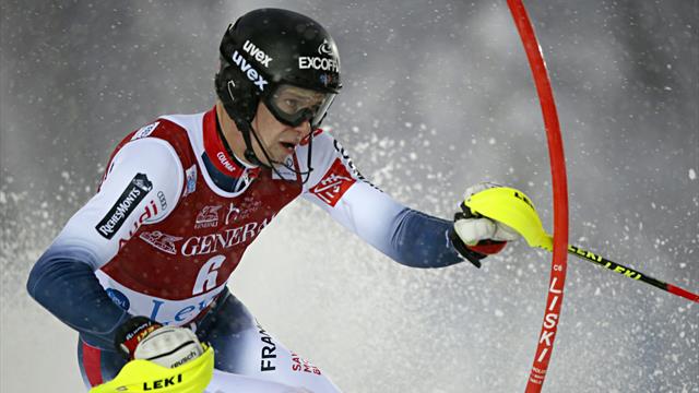 Clément a plané sur la 1re manche du slalom Clément a plané sur la 1re manche du slalom