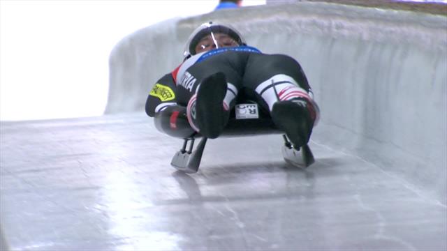 Wereldbeker Innsbruck | Goede start bezorgt Muller snelste tijd van run 1 Wereldbeker Innsbruck | Goede start bezorgt Muller snelste tijd van run 1