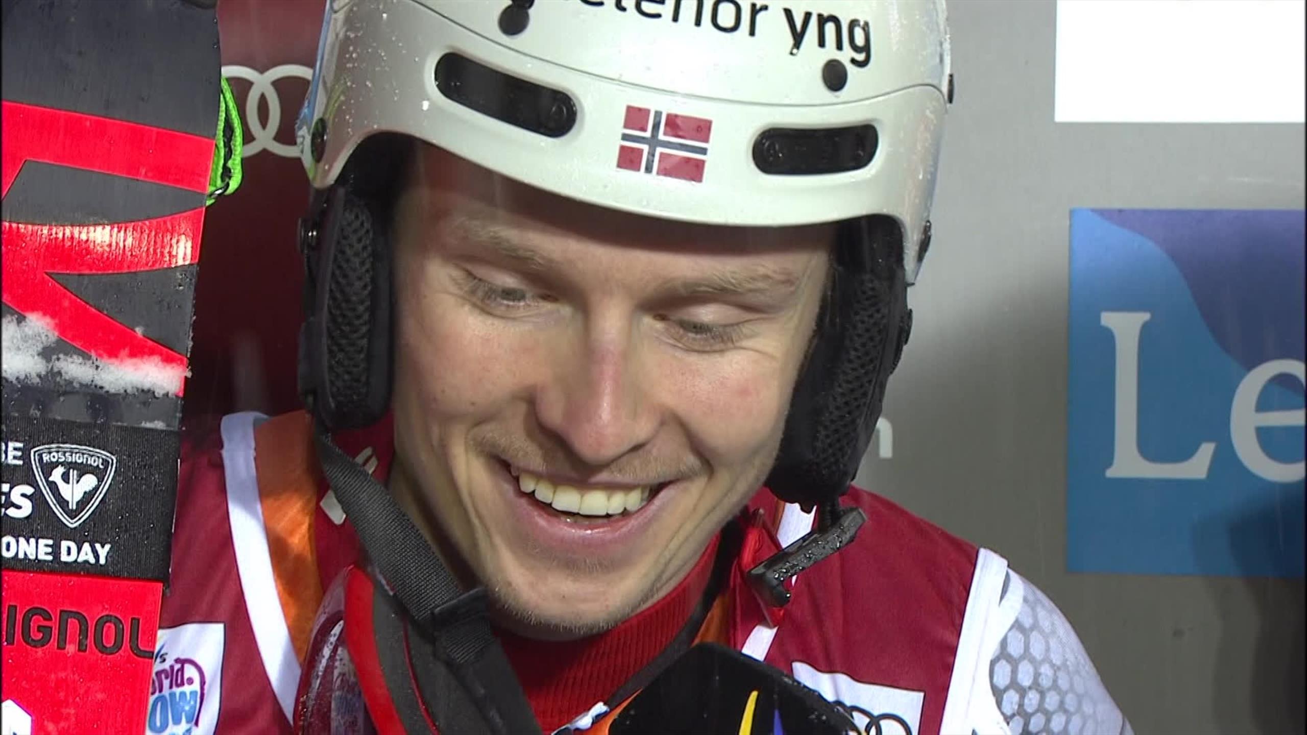 Alpine Skiing Henrik Kristoffersen delighted to get back on track