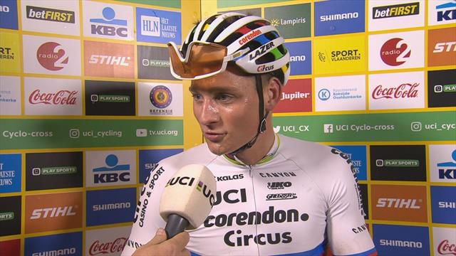 "Wann endet ihre Siegesserie, Mathieu van der Poel?" "Wann endet ihre Siegesserie, Mathieu van der Poel?"